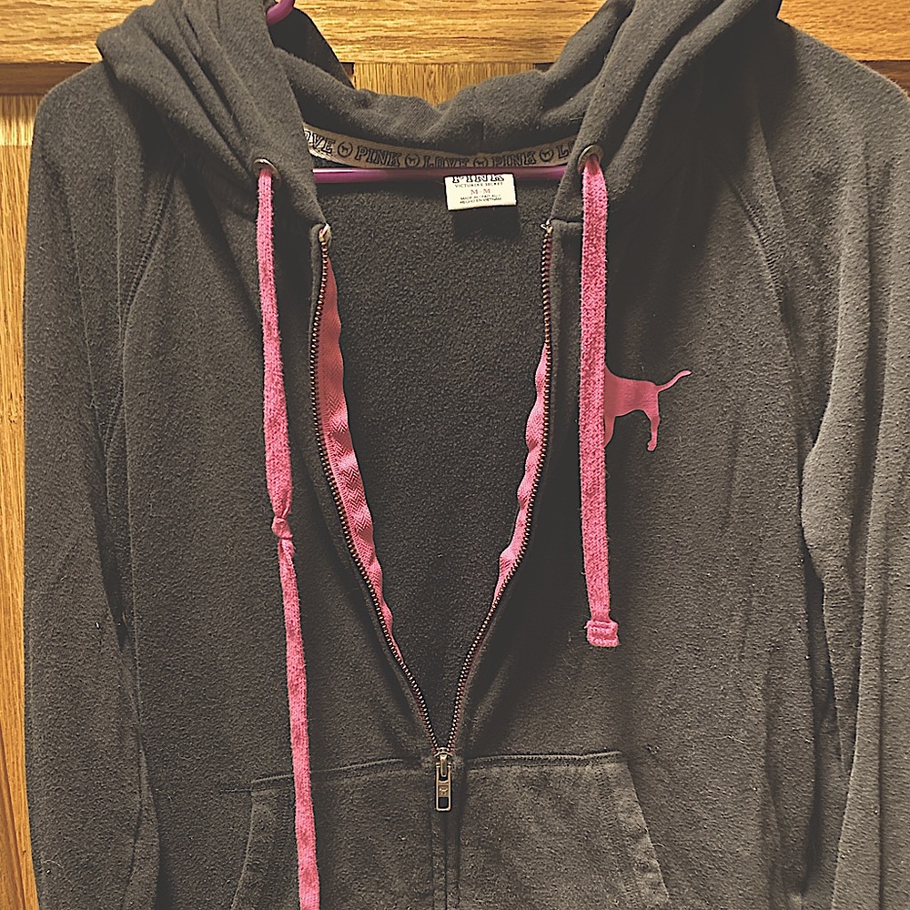 Pink Zip up Hoodie